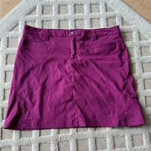 Athleta Purple Sporty Skirt - Skort Size 12 Outdoor Hiking Classic Summer Beach